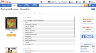 
                            6. Buckwheat Zydeco ~ Songs List | OLDIES.com