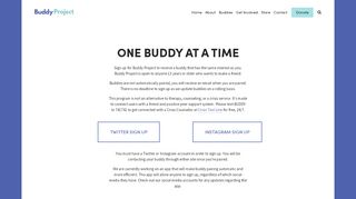 
                            3. Buddy Sign-Up - buddy-project.org