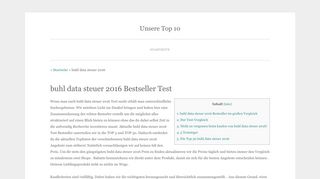 
                            8. 【ᐅᐅ】 buhl data steuer 2016 Test und Vergleich …