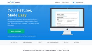 
                            2. Build a Better Resume Today with MyPerfectResume.com