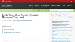 
                            7. Build a Casper Admin Repository (Endpoint Management ...