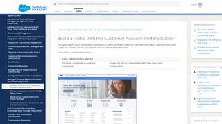 
                            7. Build a Portal with the Customer Account Portal Solution