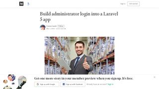 
                            6. Build administrator login into a Laravel 5 app - …