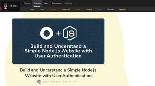 
                            4. Build and Understand a Simple Node.js Website with User ...