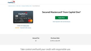 
                            6. Build Credit with a Secured Credit Card | Capital One