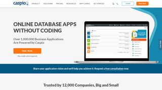 
                            6. Build Online Database Apps - Low-Code Platform | Caspio