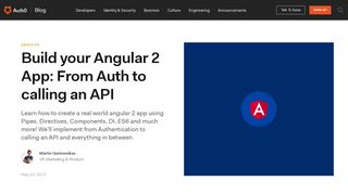 
                            10. Build your Angular 2 App: From Auth to calling an API