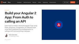 
                            8. Build your Angular 2 App: From Auth to calling an …