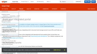 
                            3. Build your integrated portal | Apigee Docs