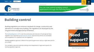 
                            3. Building control | Planning Portal