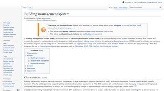 
                            9. Building management system - Wikipedia