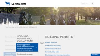 
                            2. Building permits | City of Lexington