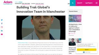 
                            9. Building Trak Global's Innovation Team in Manchester | · We Are Adam