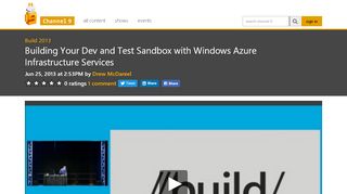 
                            4. Building Your Dev and Test Sandbox with Windows Azure ...