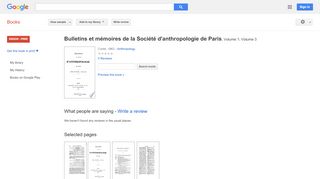 
                            8. Bulletins et mémoires de la Société d'anthropologie de Paris