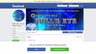 
                            6. Bull's EYE - Virtual Stock Trading - About | Facebook