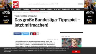 
                            1. Bundesliga-Tippspiel: Mitmachen & tolle ... - SPORT …