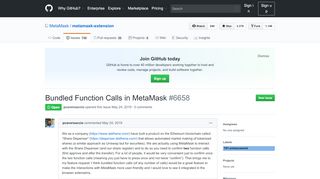 
                            9. Bundled Function Calls in MetaMask · Issue #6658 ...