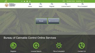 
                            1. Bureau of Cannabis Control - State of California
