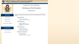 
                            5. Bureau of Fire Prevention Online Portal - Citizenserve