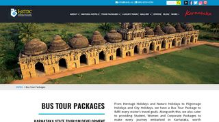 
                            1. Bus Tour Packages - KSTDC