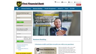 
                            6. Business Banking - First Financial Bank