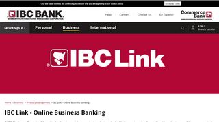
                            7. Business Banking | IBC Bank Online