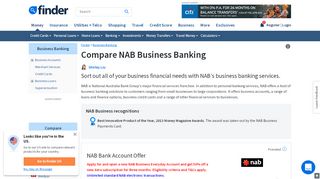 
                            5. Business Banking Products offered by NAB | finder.com.au