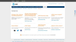 
                            9. Business Center Contact Us Information - AT&T ...