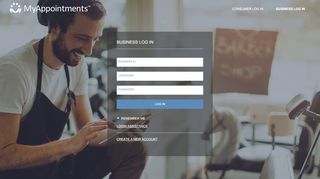 
                            6. Business Log In - MyAppointments