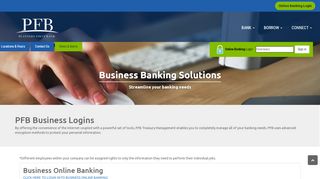 
                            7. Business Login - Planters First Bank