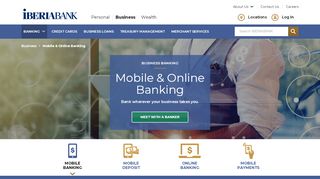 
                            2. Business Mobile and Online Banking - IBERIABANK