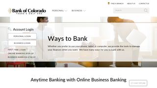 
                            9. Business Online Banking | Bank of Colorado