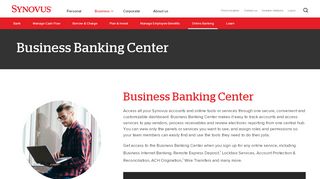 
                            4. Business Online Services - Synovus