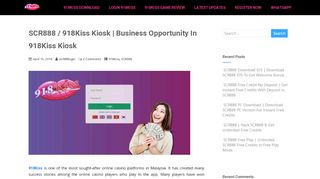 
                            6. Business Opportunity In 918Kiss Kiosk - scr888-login.com