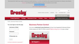 
                            3. Business Partner Central - The Crosby Group