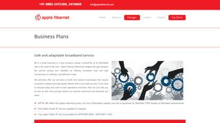 
                            3. Business Plans - Applefibernet Pvt Ltd