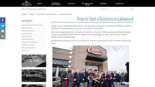 
                            10. Business Portal - City of Lakewood, California