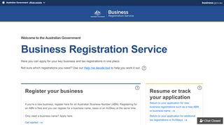 
                            9. Business Registration Service - Business.gov.au