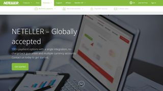 
                            3. Business solutions - NETELLER