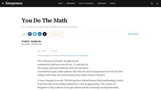 
                            7. business - You Do The Math - Entrepreneur