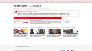 
                            8. BusinessNet Login & Anmeldung - Bank Austria