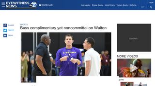 
                            9. Buss complimentary yet noncommittal on Walton | abc7.com