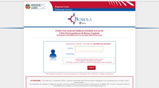 
                            2. BUSSOLA: Comunicazioni Obbligatorie On Line - Provincia di ...