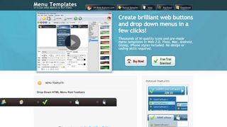 
                            6. Button Arrows Web Template - free-flash …