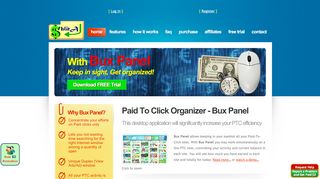 
                            2. Bux Panel: Paid To Click Organizer