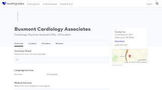 
                            6. Buxmont Cardiology Associates, Sellersville, PA - Healthgrades