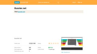 
                            8. Buxxter.net: buxxter.net - Easy Counter
