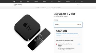 
                            8. Buy Apple TV HD - Apple