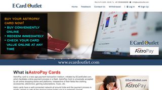 
                            7. Buy astropay card online India | ecardoutlet.com